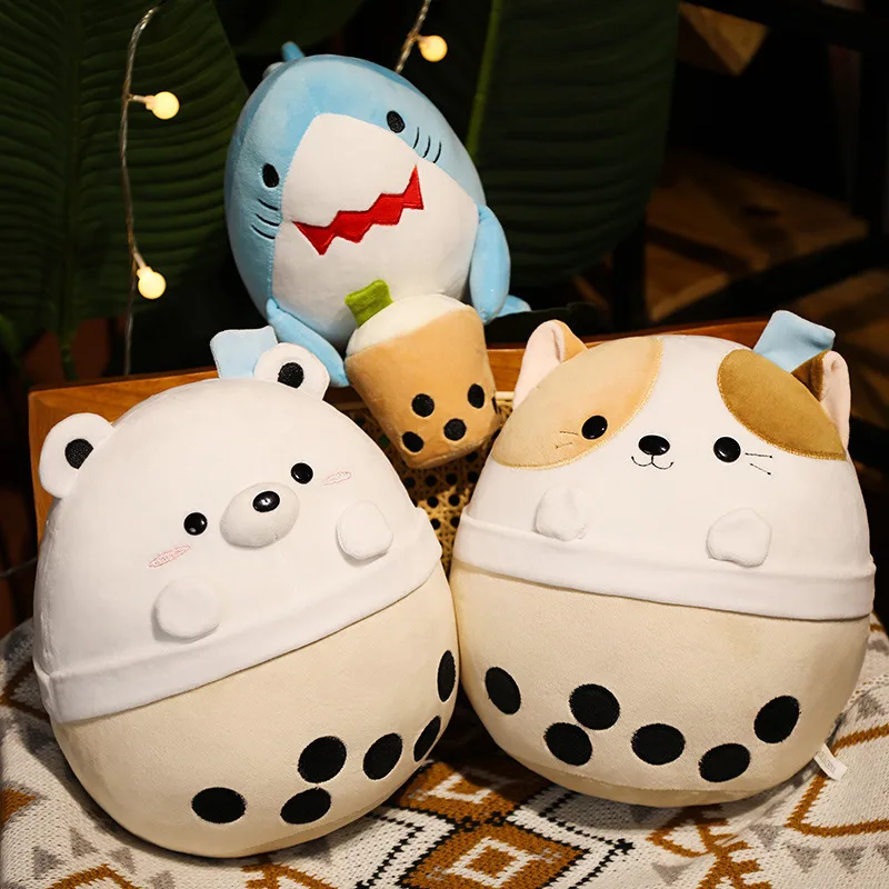 Creative Milk Tea Small Animal Plush Toy
