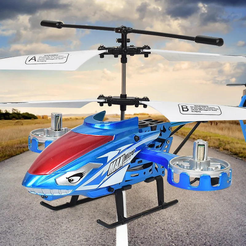 Alloy electric light charging remote control aircraft